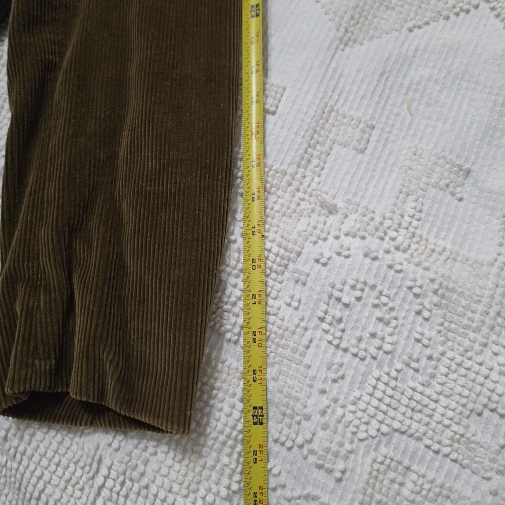 Vintage Lakeland Brown Corduroy Jacket Mens 44 Long Lined Car Coat Retro 70s